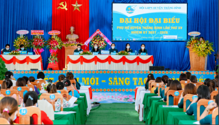 Tổ chức thành công Đại hội đại biểu Phụ nữ huyện Thăng Bình lần thứ XV, nhiệm kỳ 2021-2026