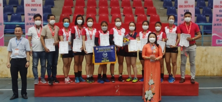 Thăng Bình đoạt giải Nhì Giải bóng chuyền nữ Cúp Nyna lần thứ VIII tỉnh Quảng Nam năm 2022