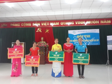 Hội LHPN xã Bình Phú tổ chức Hội thi tìm hiểu Nghị quyết Đại hội Đại biểu Phụ nữ các cấp