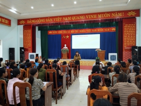 Hội LHPN tỉnh triển khai chuyên đề tại Thăng Bình